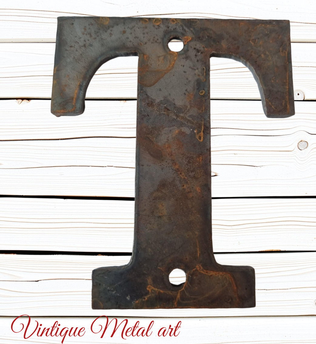 100mm (4") Corten Steel Street & letterbox Numbers , letters & symbols-Vintique Concepts