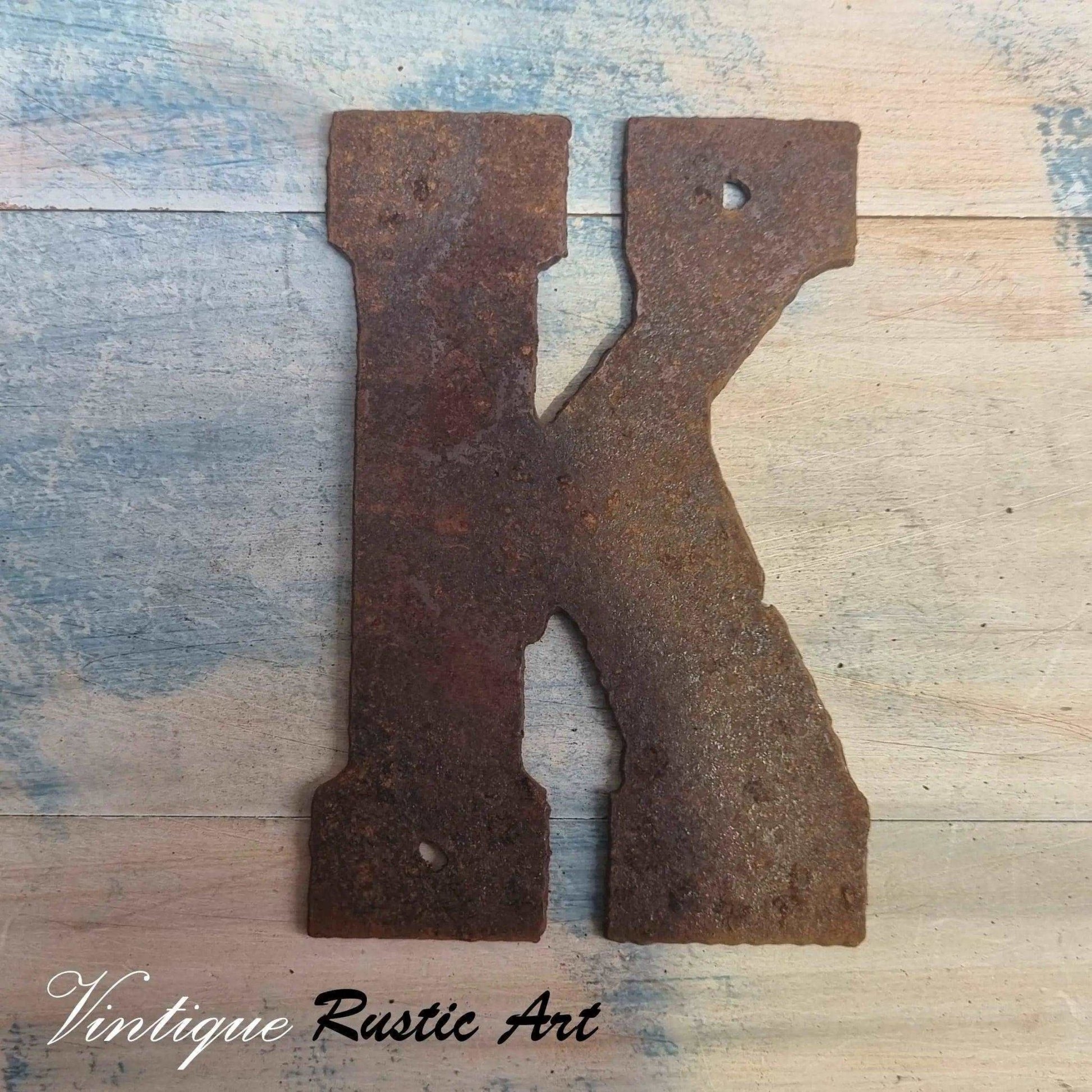 125mm Corten Letters (alphabet & symbols) - Vintique Concepts