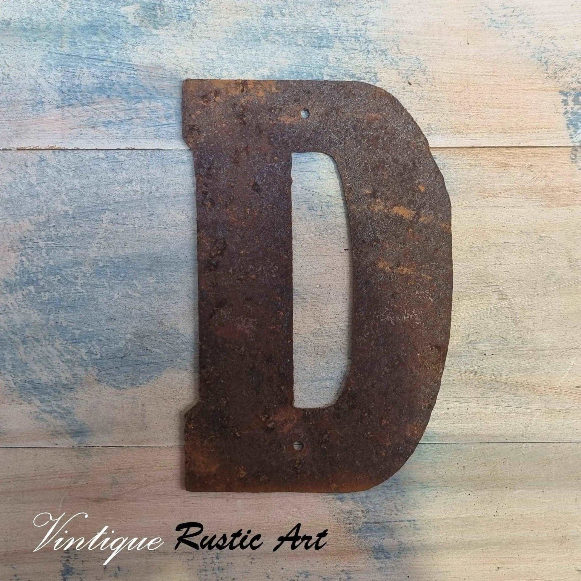 125mm Corten Letters (alphabet & symbols) - Vintique Concepts