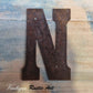 125mm Corten Letters (alphabet & symbols) - Vintique Concepts