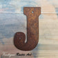 125mm Corten Letters (alphabet & symbols) - Vintique Concepts