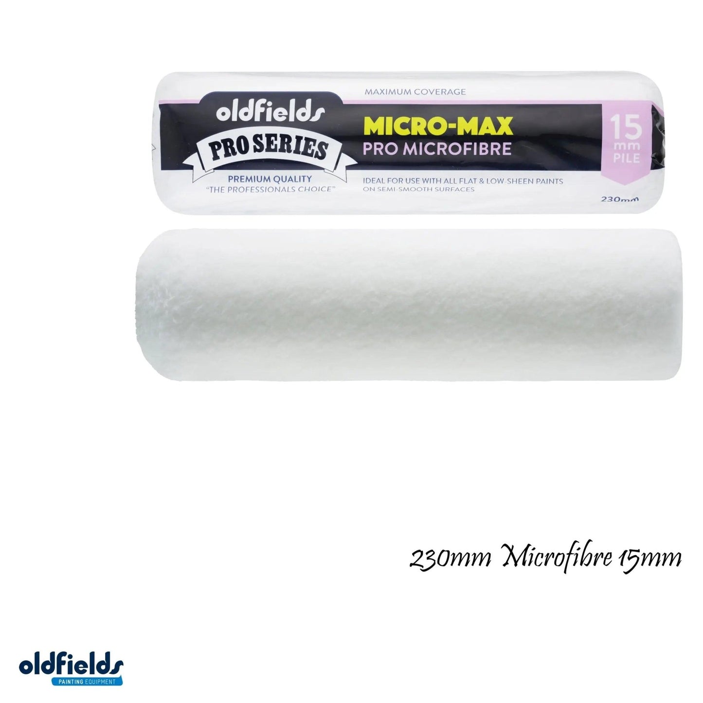 15mm Nap Pro Series Microfibre Paint Roller Sleeves from Oldfields-Vintique Concepts