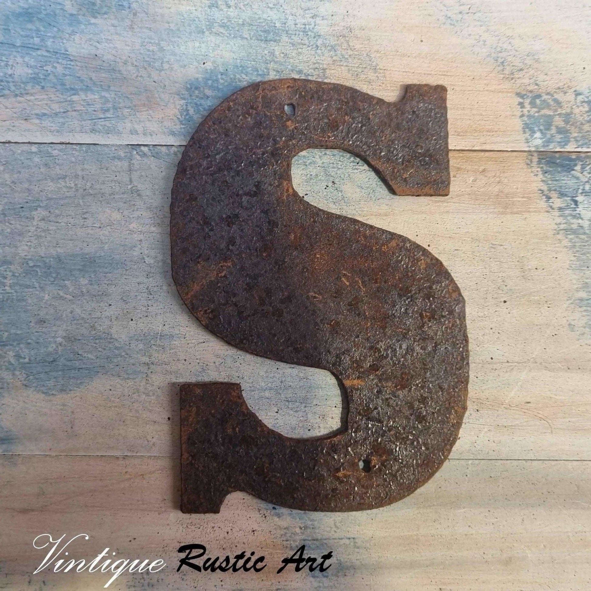 75mm Rusty Letters (alphabet & symbols) - Vintique Concepts