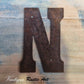 75mm Rusty Letters (alphabet & symbols) - Vintique Concepts