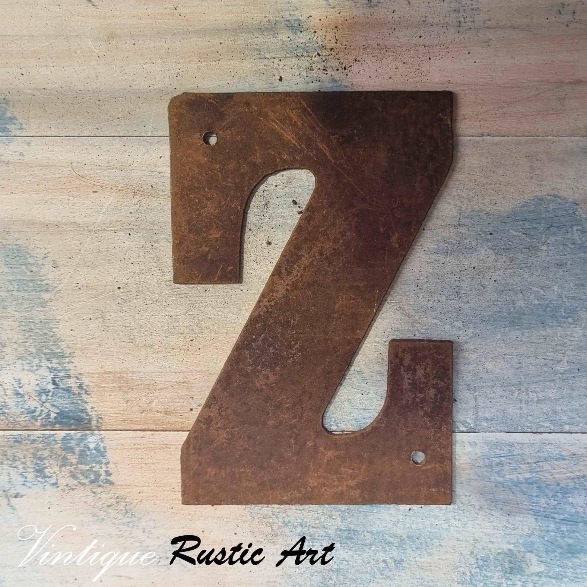 75mm Rusty Letters (alphabet & symbols) - Vintique Concepts