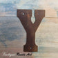 75mm Rusty Letters (alphabet & symbols) - Vintique Concepts