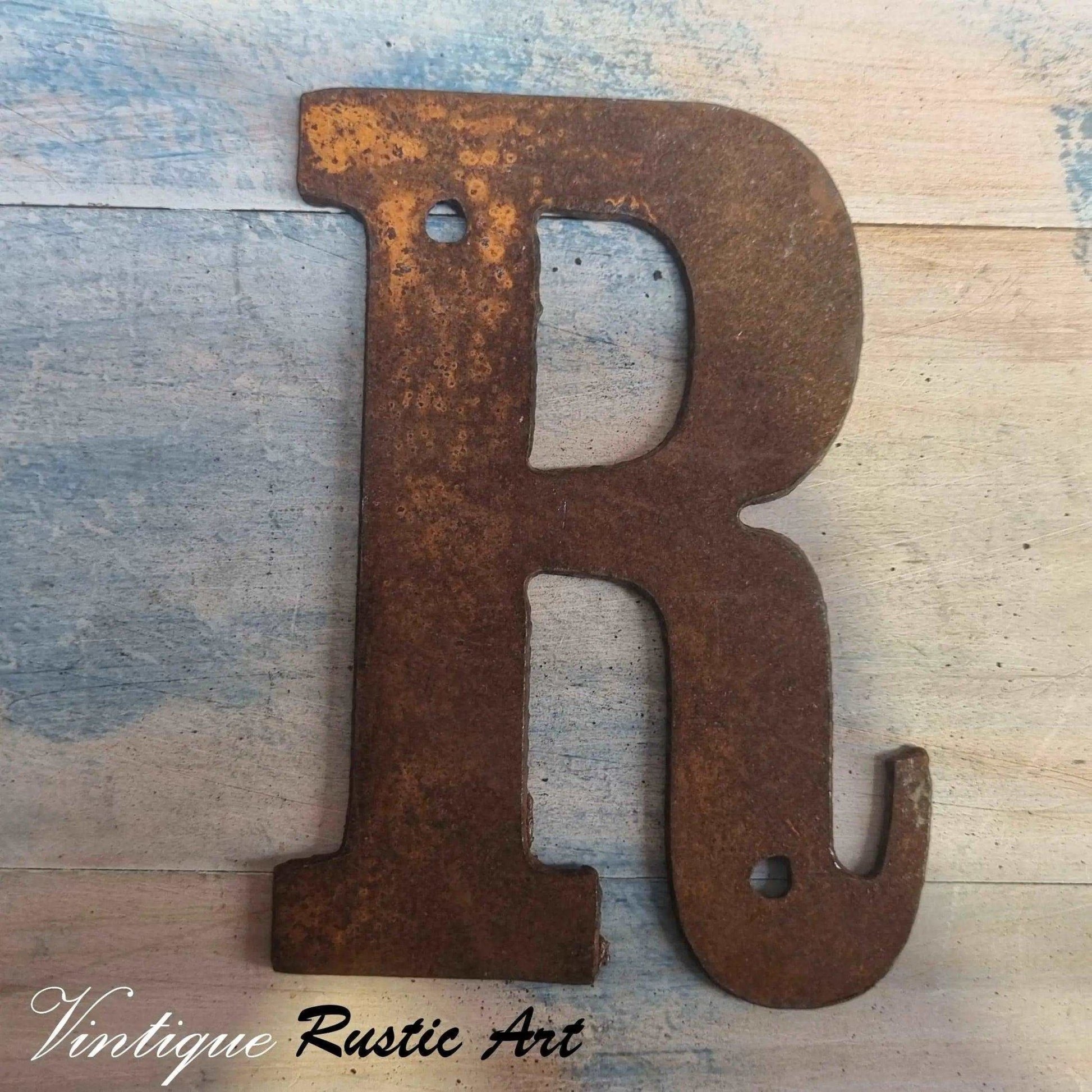 75mm Rusty Letters (alphabet & symbols) - Vintique Concepts