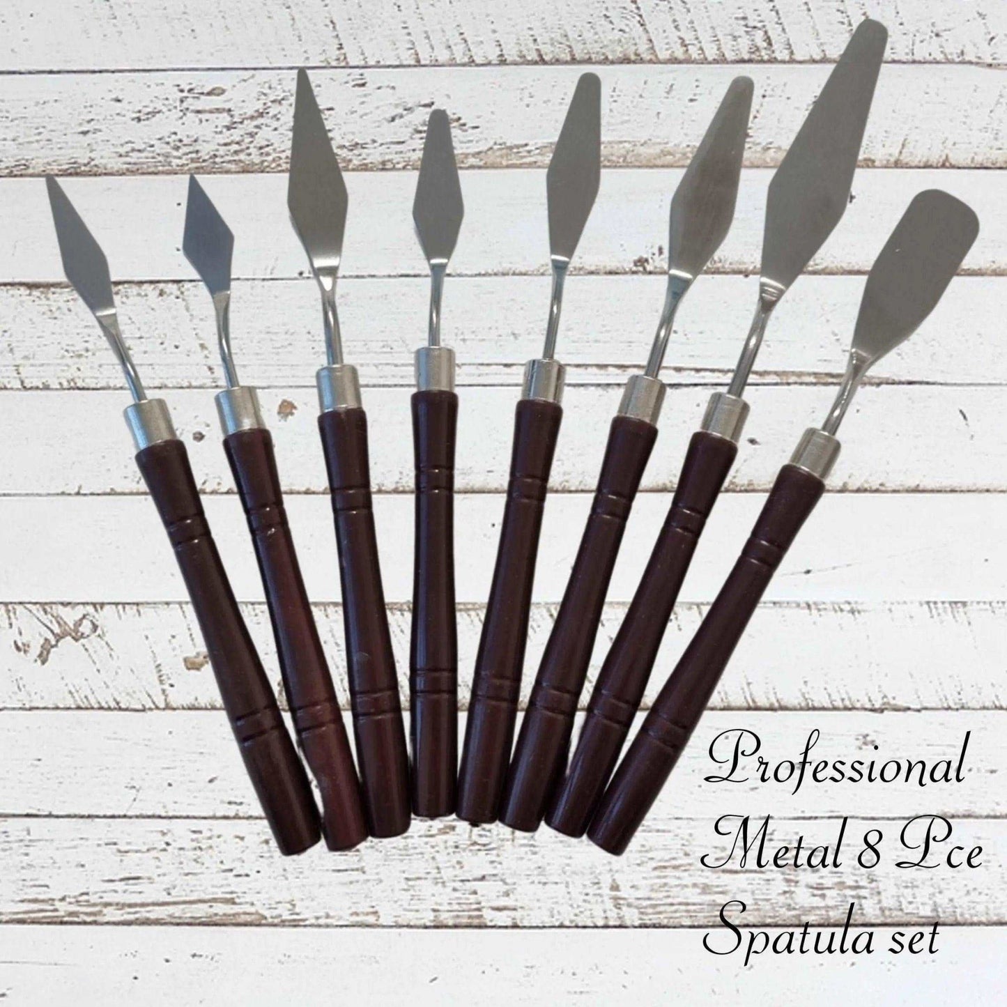 8 Piece Metal Professional Paint Spaula set-Vintique Concepts