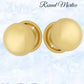 Polished Brass Round Mortice Door Knob 54mm dia-Vintique Concepts