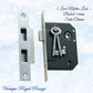 3 Lever Mortice Lock – (Backset 44mm ) Various finishes-Vintique Concepts