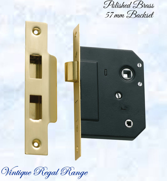 Internal Privacy Lockset & striker plates (57mm Backset) -Various finishes-