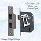 3 Lever Mortice Lock – (Backset 44mm ) Various finishes-Vintique Concepts