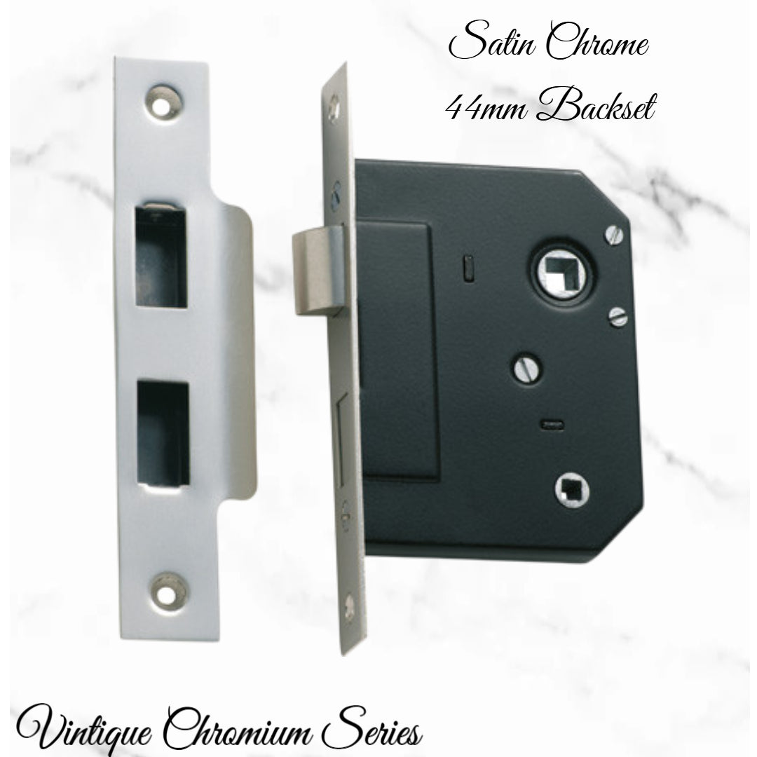 Internal Privacy Lockset & striker plates (44mm Backset) -Various finishes