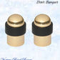 Polished Brass Floor rubber DOOR BUMPER stop