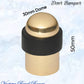 Polished Brass Floor rubber DOOR BUMPER stop