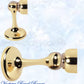 Polished Brass Magnetic door stop 75mm L x 44mm baseplate