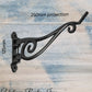 Rustic Iron large swing Planter Hook 250mm x 125mm-Vintique Concepts