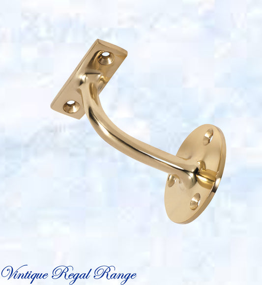 Regal Polished Brass MARY Shelf / handrail Bracket