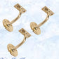 Regal Polished Brass MARY Shelf / handrail Bracket-Vintique Concepts