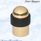 Polished Brass Floor rubber DOOR BUMPER stop