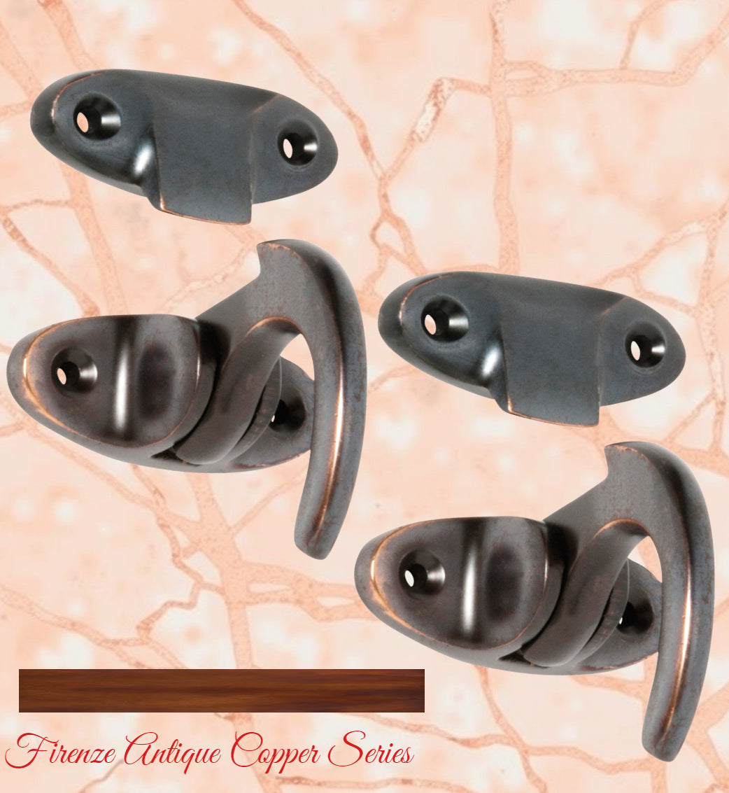 Regal ANTIQUED COPPER Spur catch 47 x 46mm (Copy)-Vintique Concepts