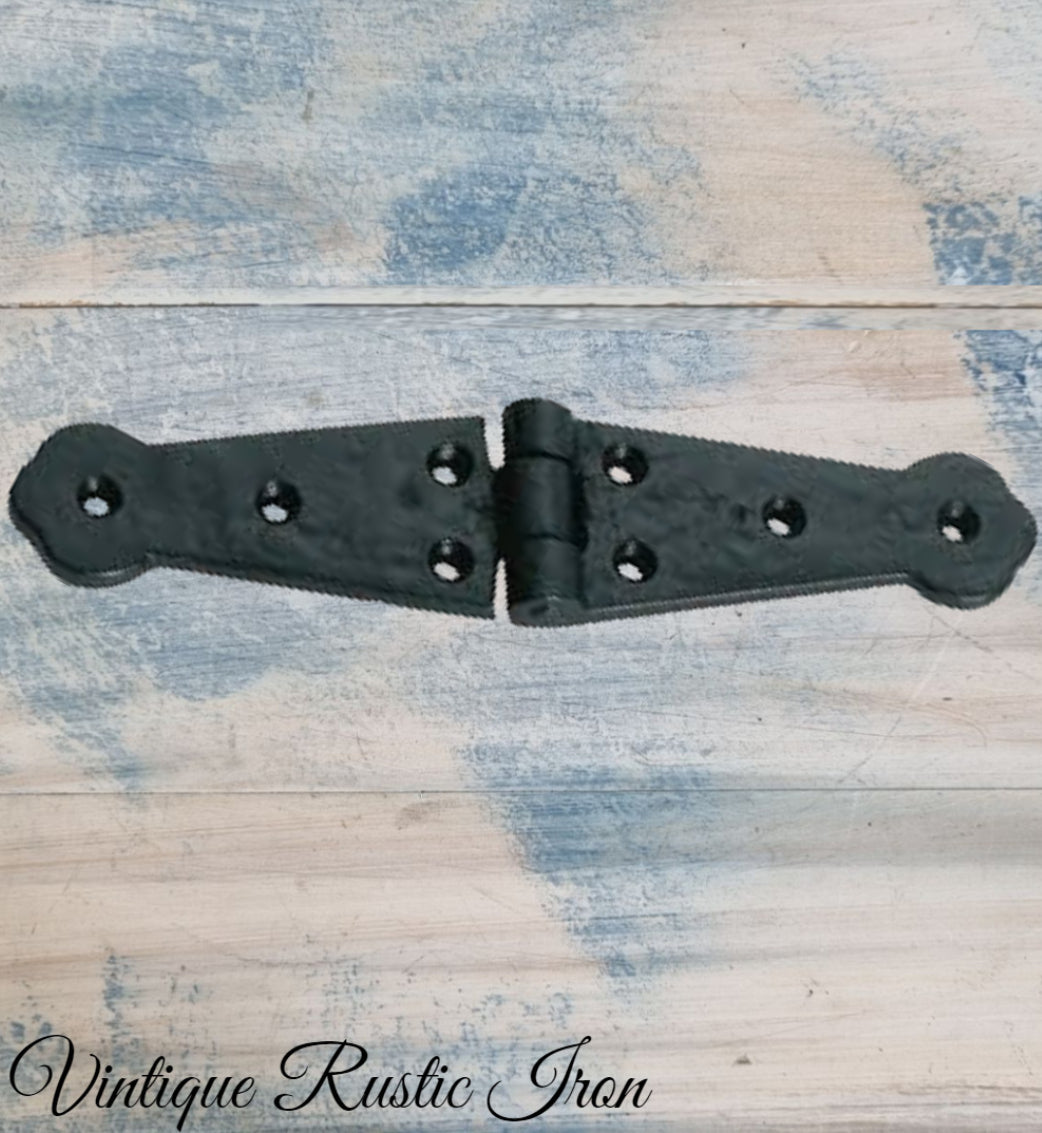 Cast Iron Double long door or gate hinge 150 x 38mm