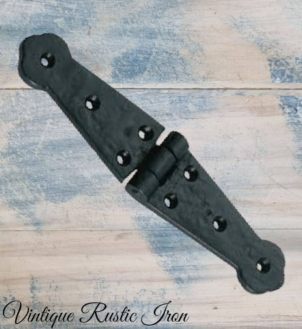 Cast Iron Double long door or gate hinge 150 x 38mm