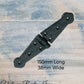 Cast Iron Double long door or gate hinge 150 x 38mm