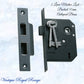 3 Lever Mortice Lock – (Backset 57mm ) Various finishes-Vintique Concepts