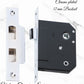 Internal Privacy Lockset & striker plates (57mm Backset) -Various finishes-