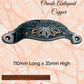 Regal Antiqued Copper Victoria's Ornate Cup Drawer pull 110mm Long-Vintique Concepts