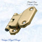 vintage foldover offset polished brass Hinge-Vintique Concepts