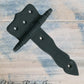 Rustic Iron Henry's Long Tonge door or gate hinge 90mm arm