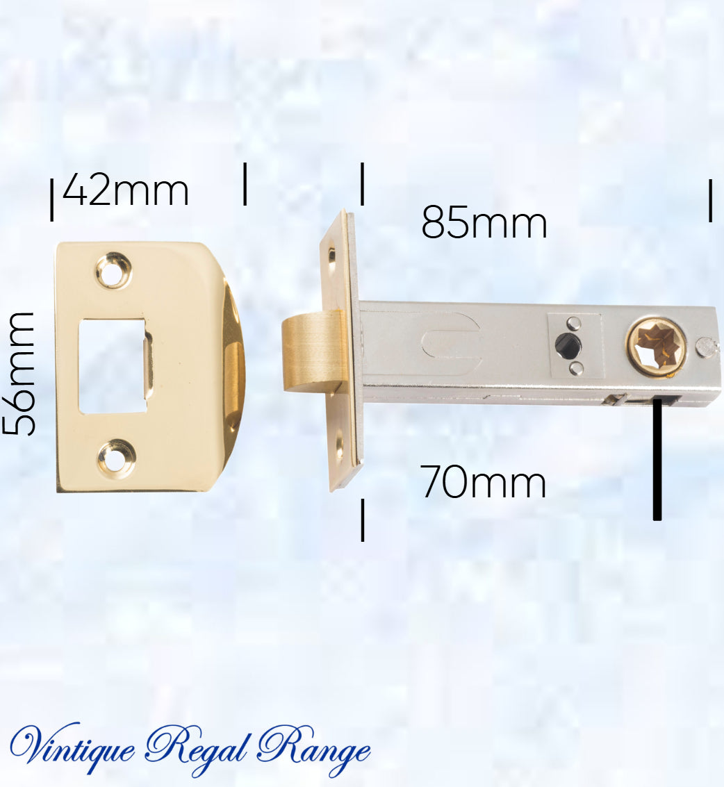 Door Split Cam Tube Latch- 70mm Backset-Different Finishes-Vintique Concepts