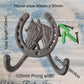 Cast Iron Hook - Cast Iron Horse & Horseshoe Double Prong Coathook