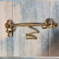 Solid Brass Cabin Hook 100mm long