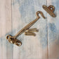 Solid Brass Cabin Hook 100mm long