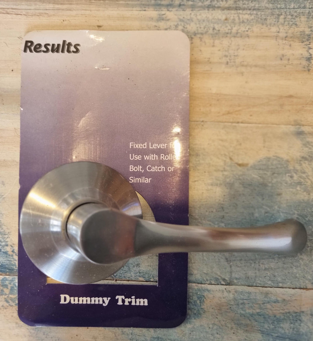 recycled satin Chrome Dummy door handle results-Vintique Concepts