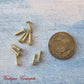 Anodised Gold wood screws 10mm (packet of 10)-Vintique Concepts