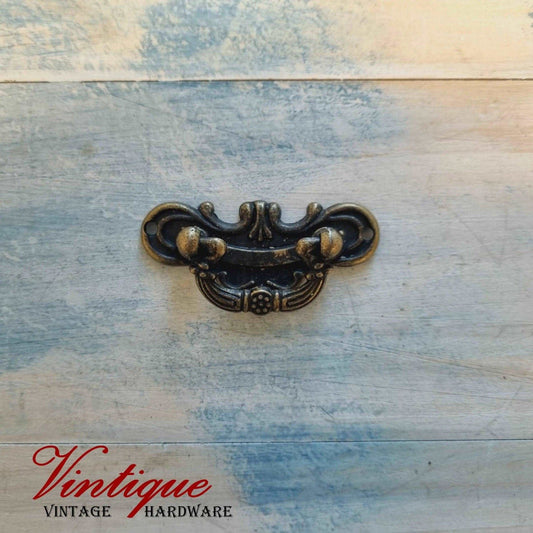 Antique look swing pull for furniture 60mm x 30mm-Vintique Concepts