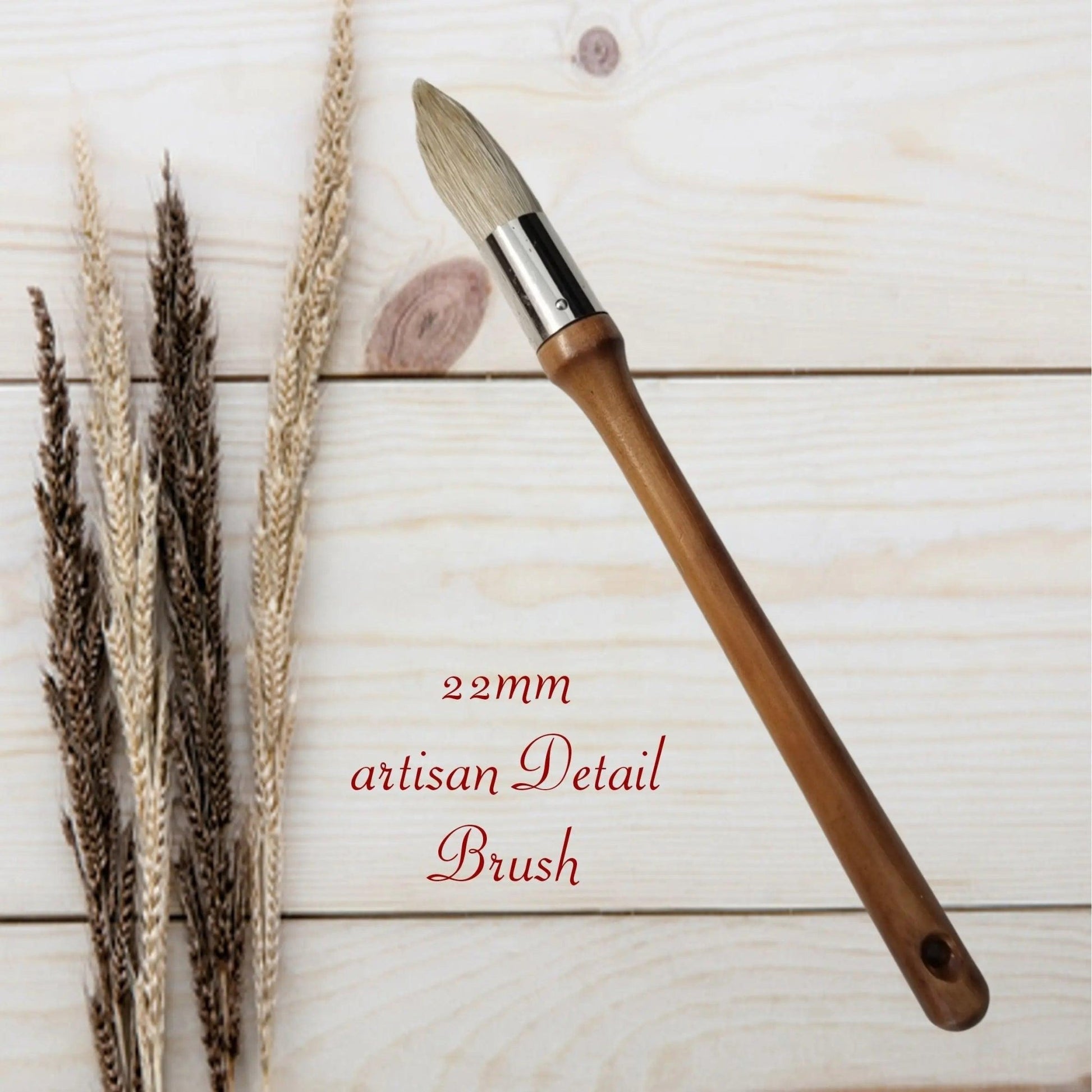 Artisan Round Detail Chalk paint Brush 22mm dia-Vintique Concepts