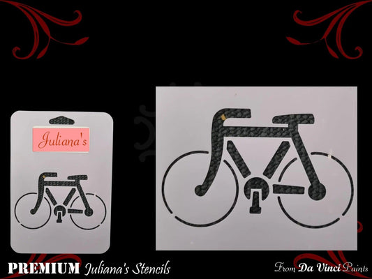 BICYCLE furniture paint stencil 127mm x 180mm-Vintique Concepts