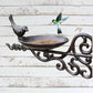 Rustic Cast Iron Bird Feeder / bath - Vintique Concepts