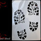 BootPrint wall & Furniture paint stencil A4 size - Vintique Concepts