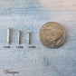 Brass Jewelry Box hardware Pins 10, 12 & 15mm (pkt 20) - Vintique Concepts