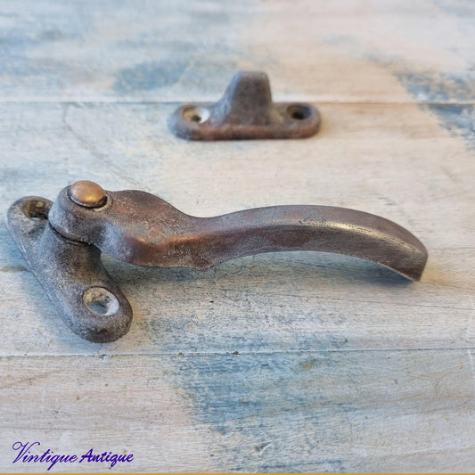 Matt chromeBrass Window sash wedge fastener (1 only) Re- Cycled (Copy) - Vintique Concepts