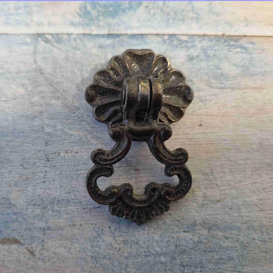 Bronze antique look drop swing handles (set of 5) - Vintique Concepts
