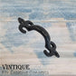 Cast Iron "fleur De Lis" cabinet handle 115mm long-Vintique Concepts