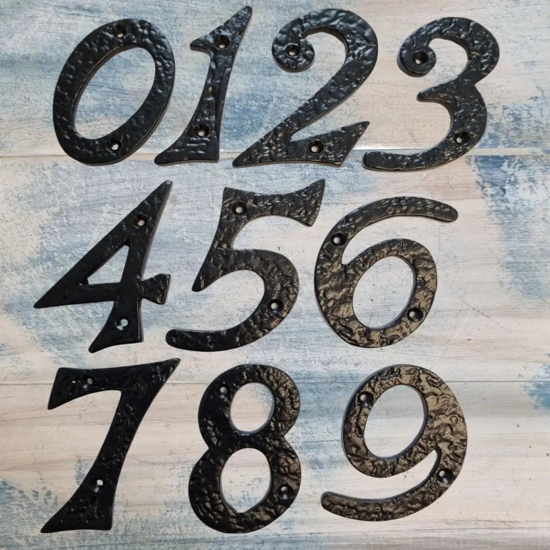 Cast Iron house or letterbox number "1" 100mm-Vintique Concepts