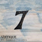 Cast Iron house or letterbox number "7" 100mm - Vintique Concepts